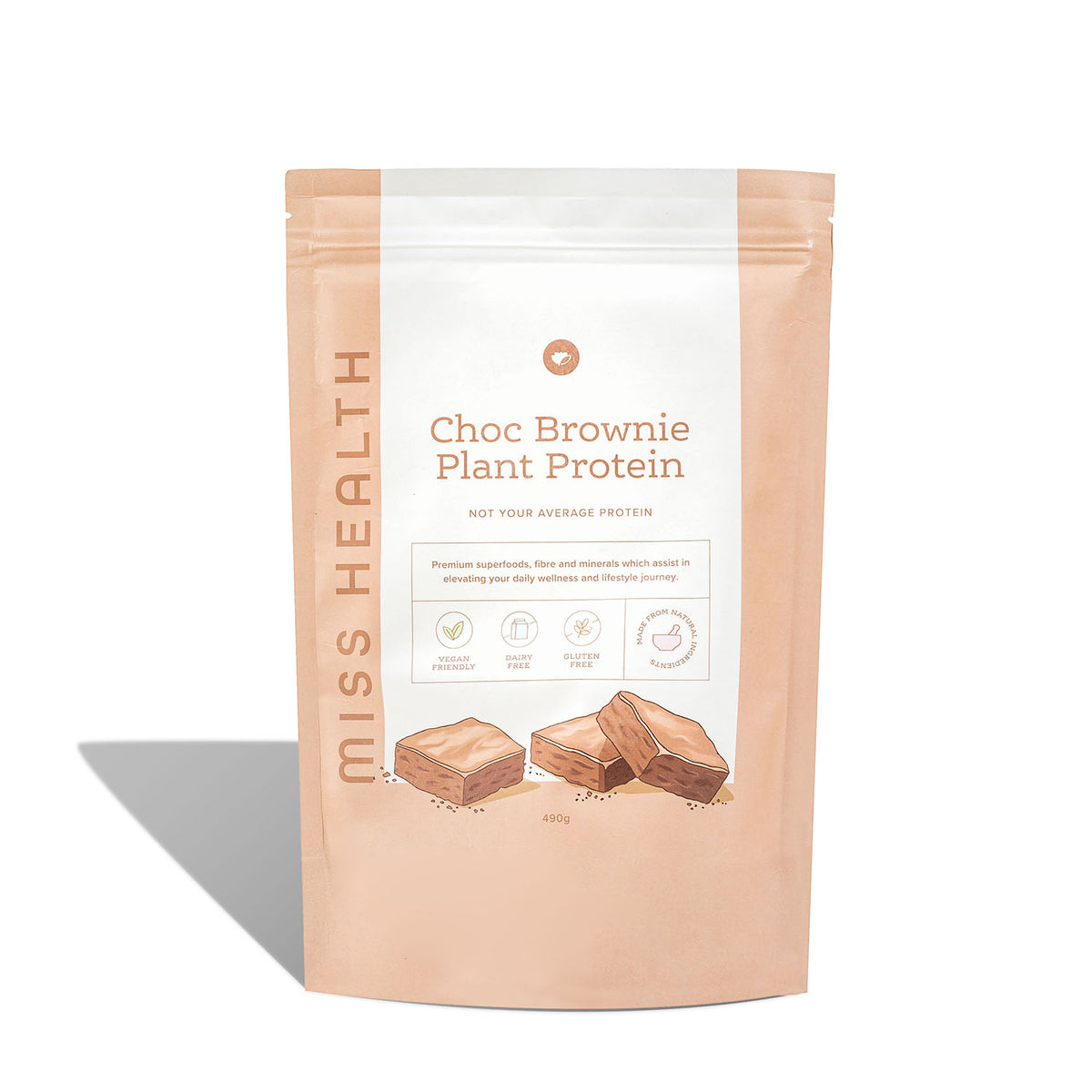 Choc Brownie Plant Protein - 490g