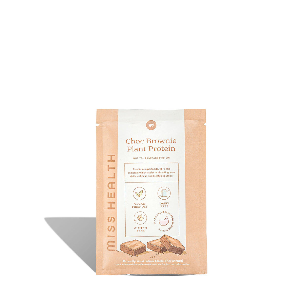 Choc Brownie Plant Protein - 35g - Sample Serve